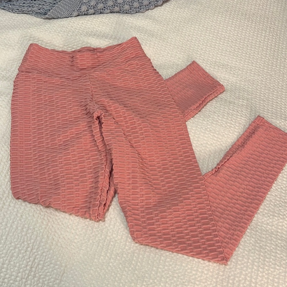 Pink Seven7 honeycomb legging